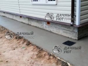 Отмостка вокруг дома дешево