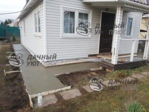 Отмостка вокруг дома