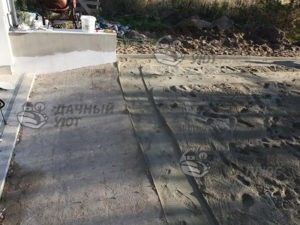 Обустройство въезда в гараж